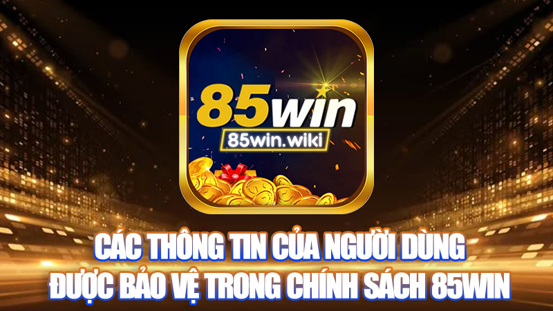 Các thông tin của người dùng được bảo vệ trong chính sách 85Win